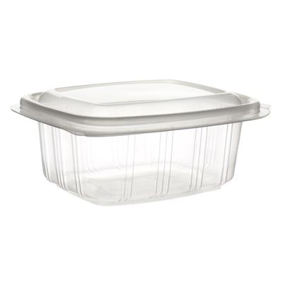 MONOUSO - Verpackungsbecher mit Klappdeckel Hoch PP 250ml (50 Stück)