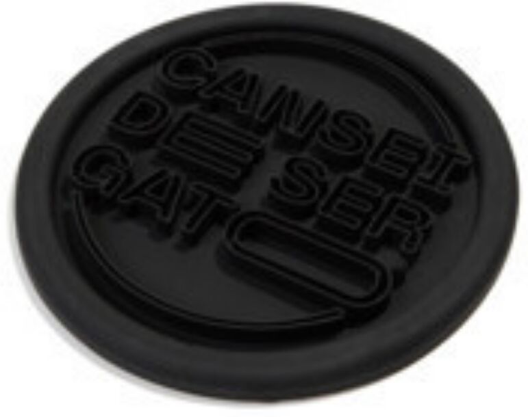 Cansei De Ser Gato CDSG Tappeto Sottociotole Anti-formiche per Gatti Nero