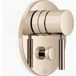 Dornbracht UP-Einhandbatterie mit Umstellung, Abdeckplatte 150mm, 36120660-47, Farbe: Champagne