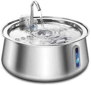 Inspired Living Stainless Steel Cat Water Fountain 4L Automatic Pet Water Dispenser standard Version