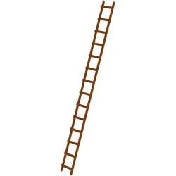 Munk, Leiter + Gerüst, Dachleiter Holz 14 Sprossen (Gerüst, 392 cm)