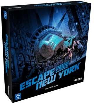 Escape from New York Board Game by Pendragon Game Studios, Semi-Cooperative Gameplay for 1-4 Players, Ages 12+