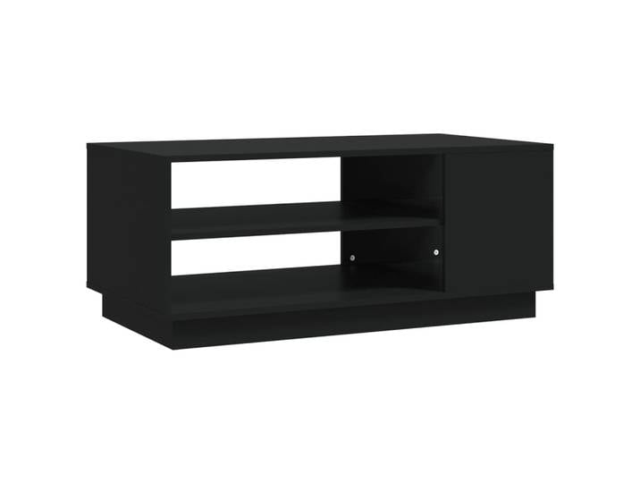 vidaXL Table basse noire 102x55x43 cm Bois composite