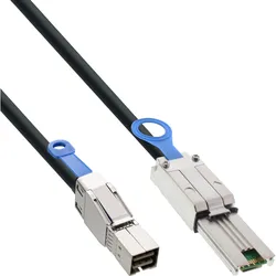INLINE externes Mini SAS HD Kabel, SFF-8644 zu SFF-8088, 6Gb/s, 0,5m