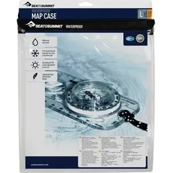 SEA TO SUMMIT Wasserfester Beutel Waterproof Map Case Large Clear, Größe L in Weiß Weiß