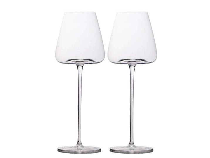 Intirilife Weingläser 500 ml (2er Set), Transparent, Glas, 0.5 L, leicht zu reinigen, Glas, Weingläser