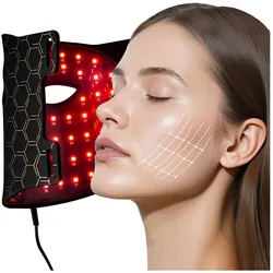 Ideoon, Gesichtspflegegerät, LED Lichttherapie Gesichtsmaske