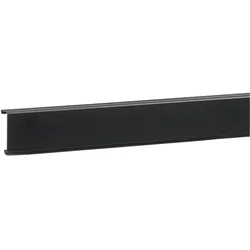 Hager SL20055219011 Sockelleistenkanal-Oberteil mit Weichlippe PVC zu SL 20x55mm graphitschwarz  - 2 Meter
