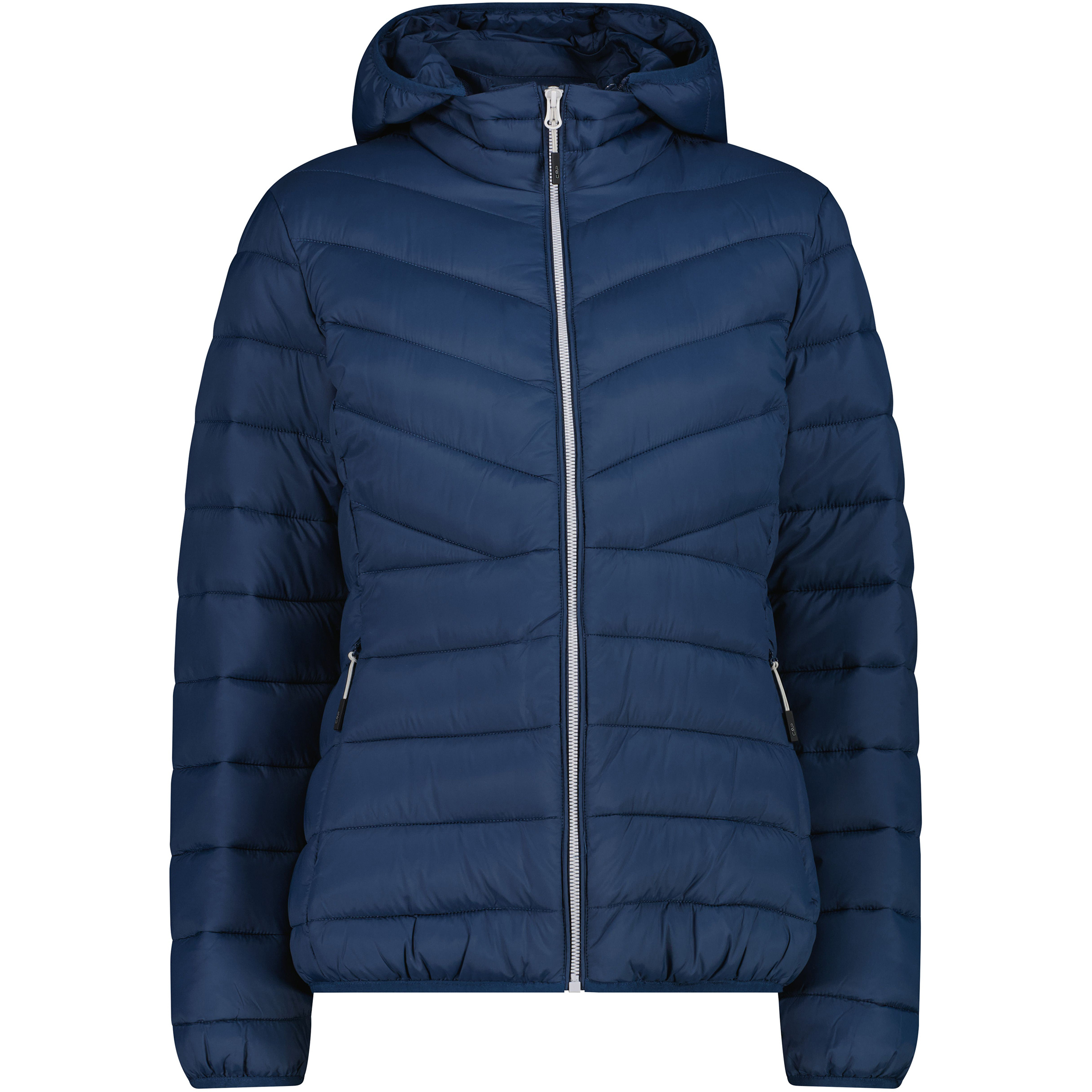 CMP Zip Damen Isolationsjacke blau Größe M Trekking Windabweisend Wasserabweisend