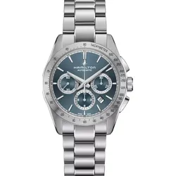 Hamilton Jazzmaster Performer Auto Chrono 42mm H36656140 - blau,silber - 42mm