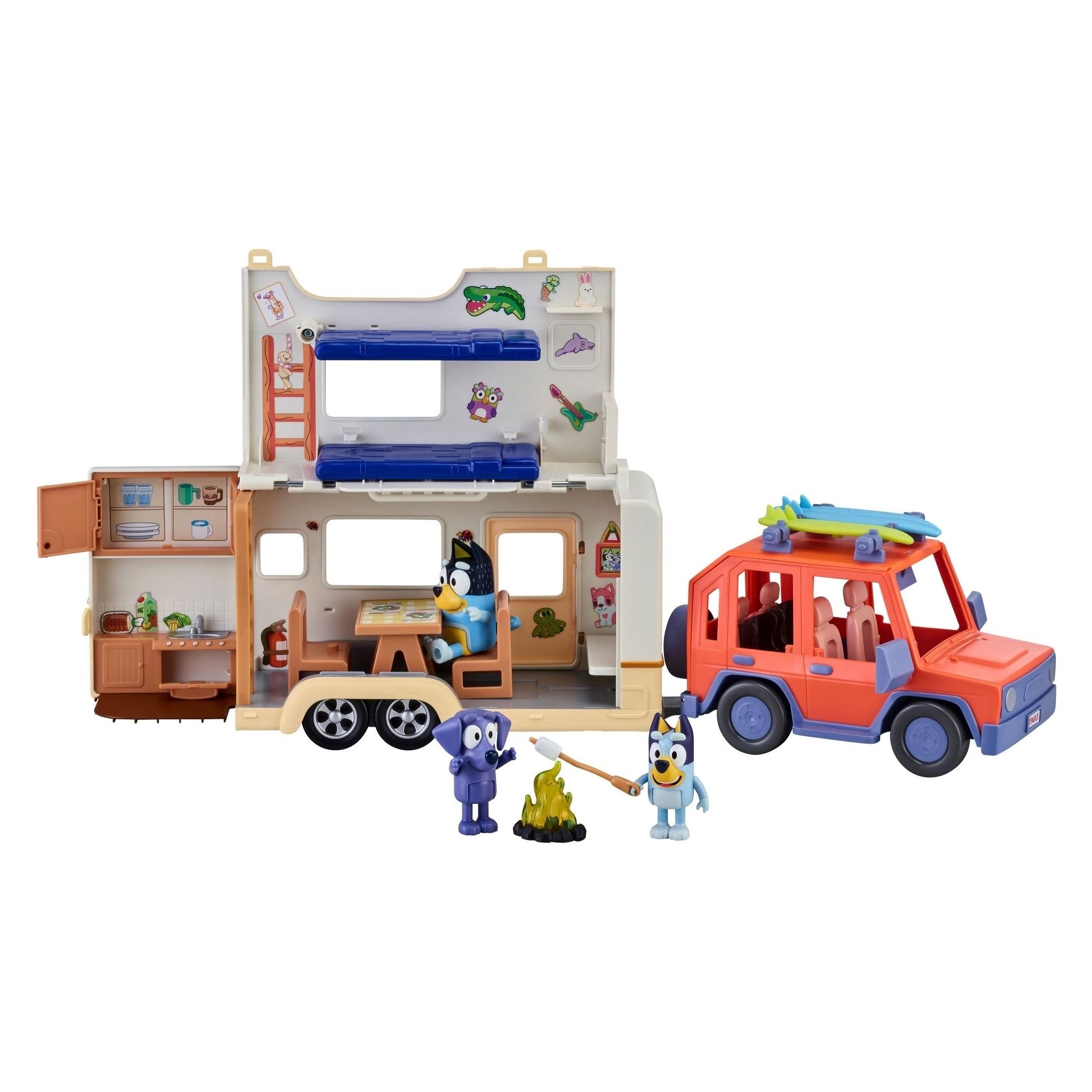 Bluey Family cruiser & Caravan playset (90130)