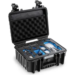 B&W International Copter Case Type 3000 (Drohnen Koffer, DJI Mavic Air 2), Drohne Tasche, Schwarz