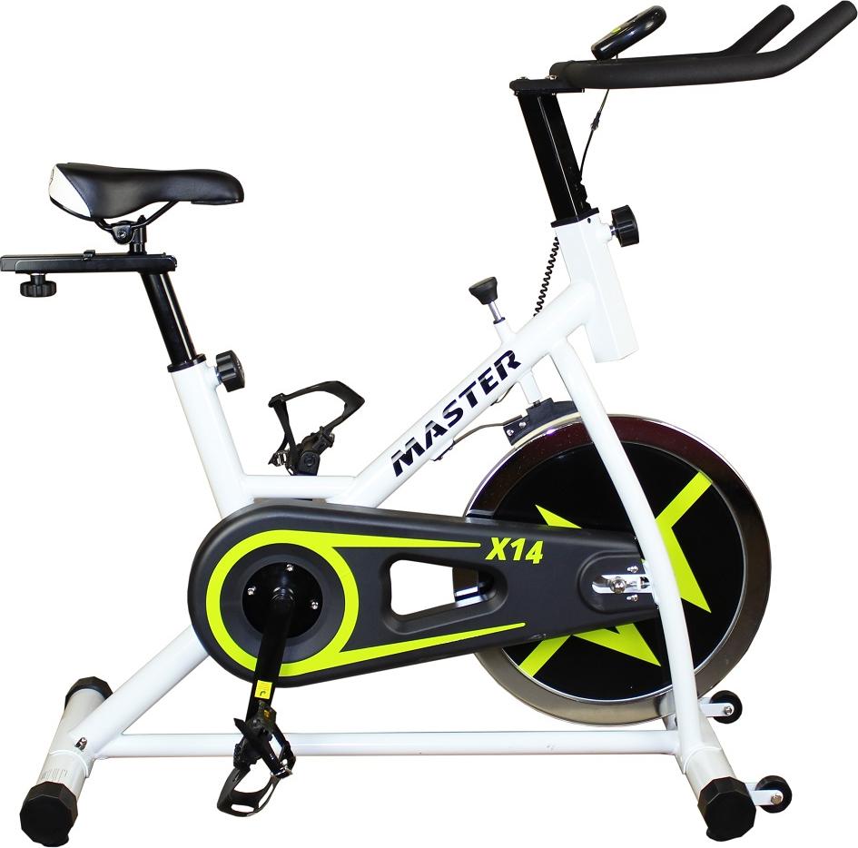 Heimtrainer X-14, 15 kg Schwungmasse, Riemenantrieb, 120 kg Belastbarkeit, 105x50x105 cm