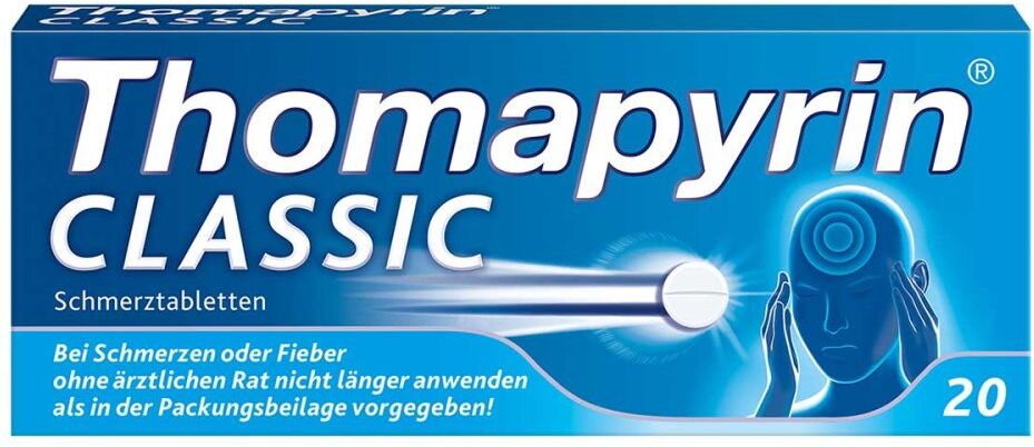 Thomapyrin® CLASSIC Kopfschmerztabletten 20stk