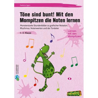 Töne sind bunt! Mit den Mompitzen die Noten lernen, Set von Madeleine Eggers, Persen Verlag in der AAP Lehrerwelt GmbH, 978-3-403-21166-2
