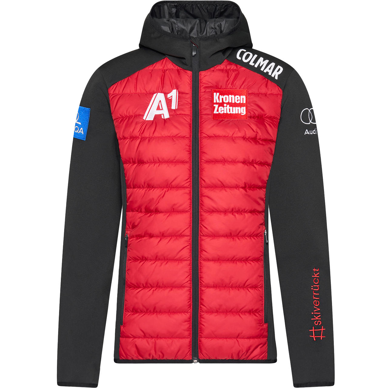 Colmar Damen Isolationsjacke TEAM AUSTRIA indian red/black - 38