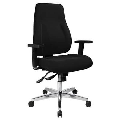 Topstar Drehstuhl P91 mit Armlehnen, schwarz