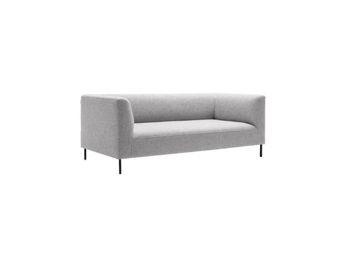 freistil by Rolf Benz 160 Sofabank - Stahlrundrohr tiefschwarz ,