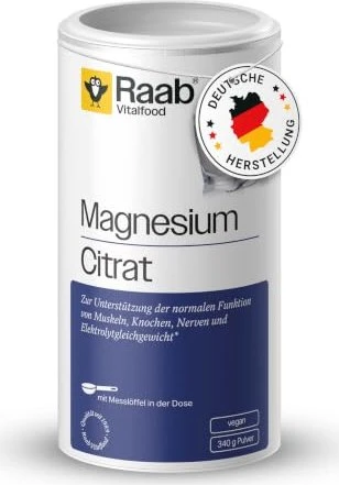 Raab Vitalfood Magnesiumcitrat Pulver 340 g