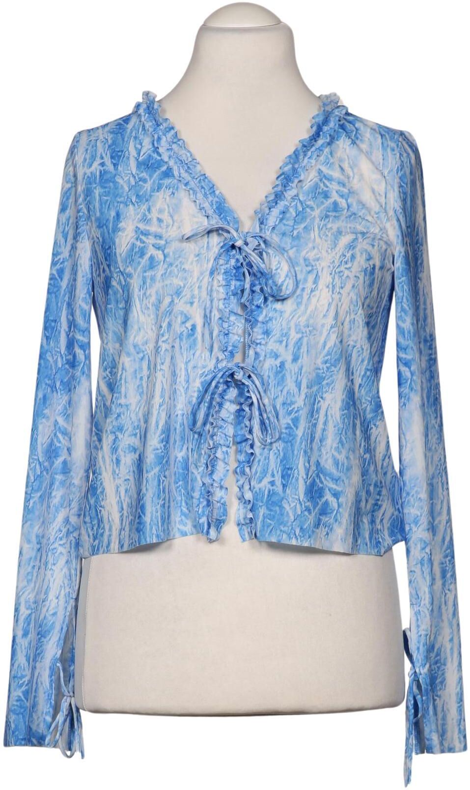 Weekday Damen Bluse, Hellblau, Gr. M, Synthetik - Second Hand