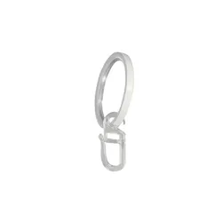 Mydeco Flachringe 10er-Set   ¦ weiß ¦ Stahl ¦ Maße (cm): B: 0,4 H: 4