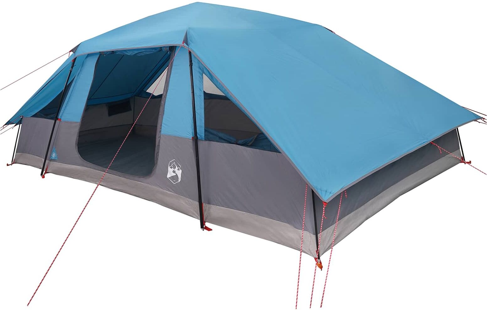 vidaXL Tente familiale avec auvent imperméable 10 personne Bleu