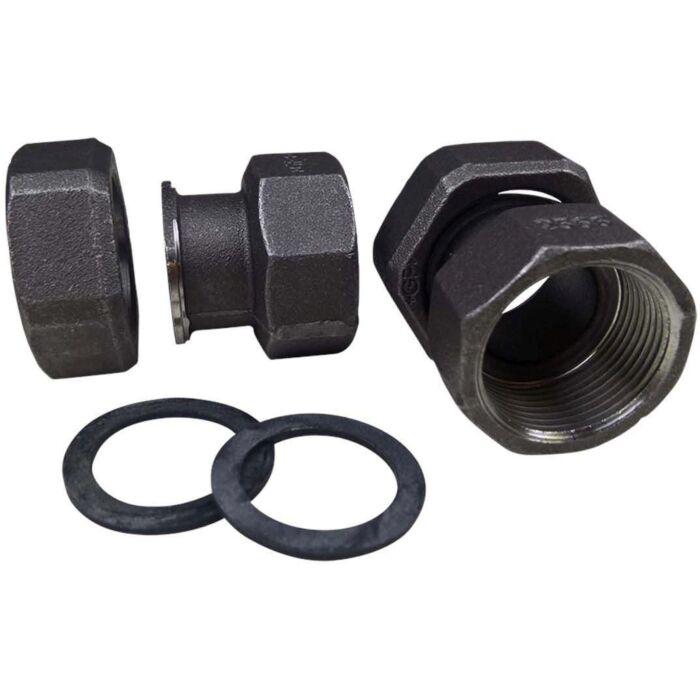 Grundfos Zubehör für Umwälzpumpen 509922 Rohrverschraubungssatz G2xRp1_1/4 GG
