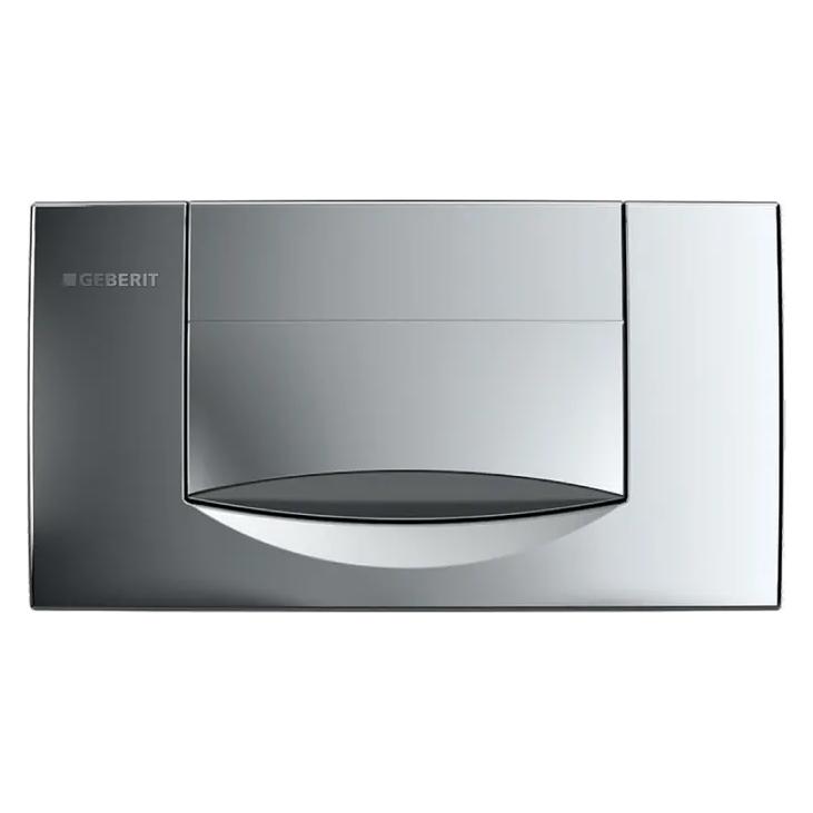 Geberit 200F Betätigungsplatte für Spül-Stopp-Spülung (chrom glänzend) (115.222.21.1)