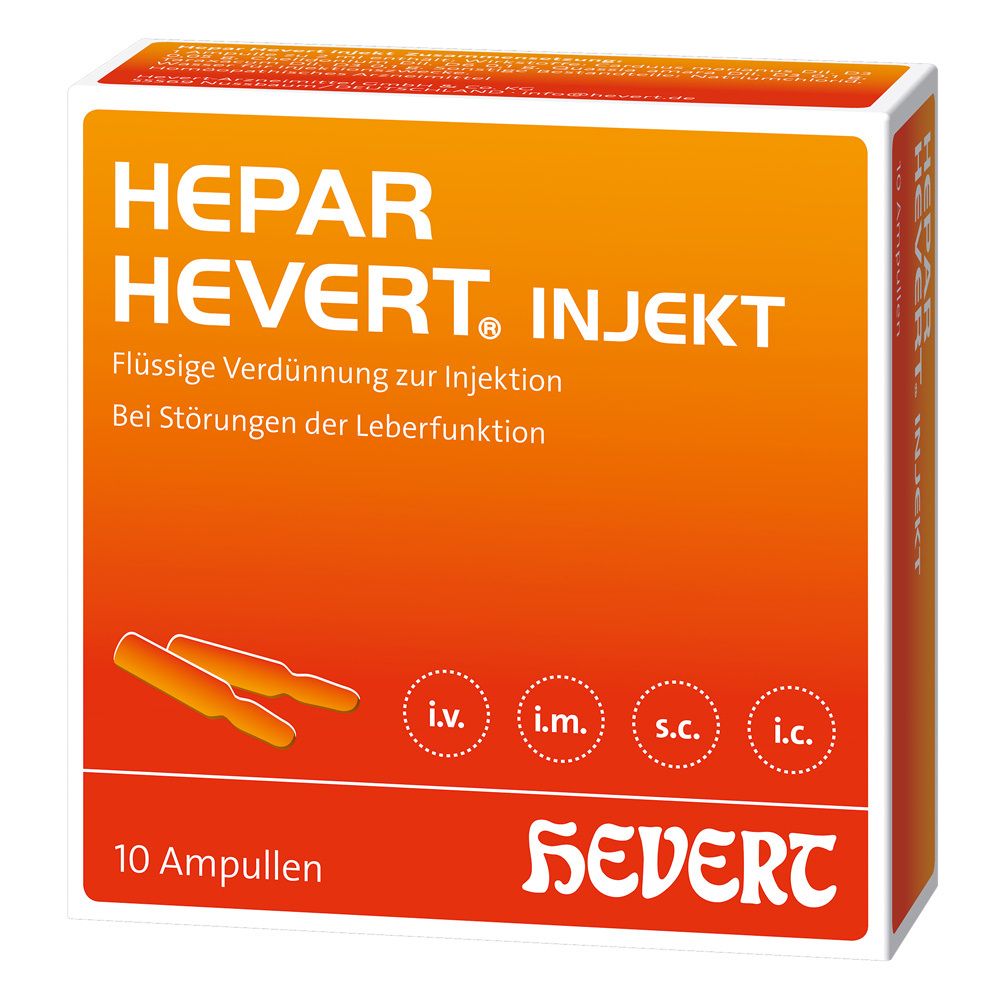Hepar Hevert injekt Ampullen 10x2 ml