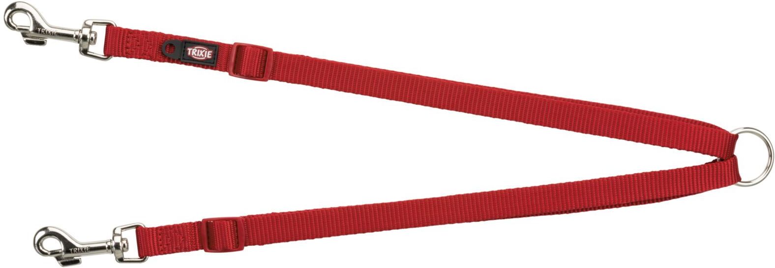 TRIXIE Premium Koppel, XS–M: 40–70 cm / 15 mm, rot
