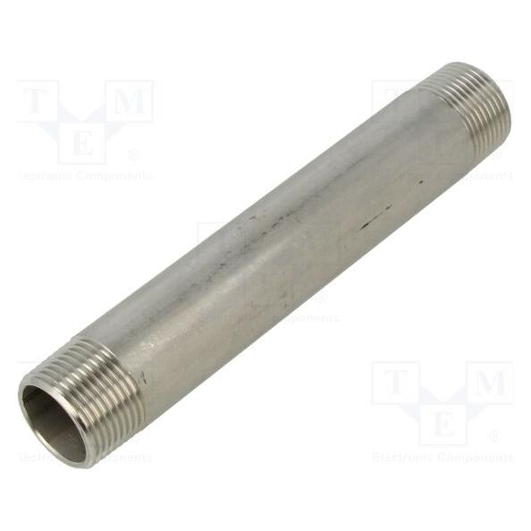 Gebo Verbinder: Anschluss-Stutzen Edelstahl AISI 316L 150mm G316 (6070.150.05)