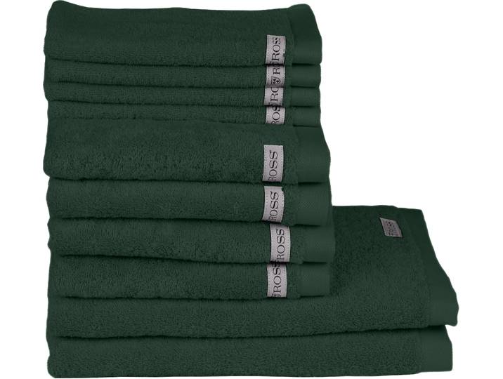 Handtuch Set ROSS Sinfonie , grün (tanne), Frottier, Frottier, Obermaterial: 100% Baumwolle, Handtuch-Sets, Handtuch Set, beinhaltet Gästetücher, Handtücher und Badetücher