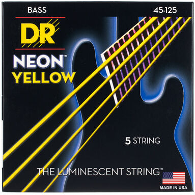 DR Strings Neon Yellow NYB5-45