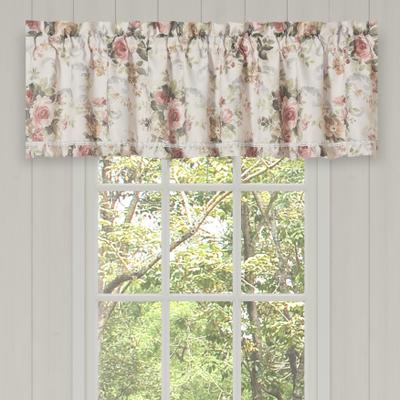 Chablis Window Straight Valance by Royal Court in Rose Gold (Size ONE SIZE)