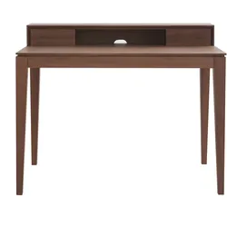 Design-Schreibtisch mit Fächern aus Nussbaumholz SEKRET