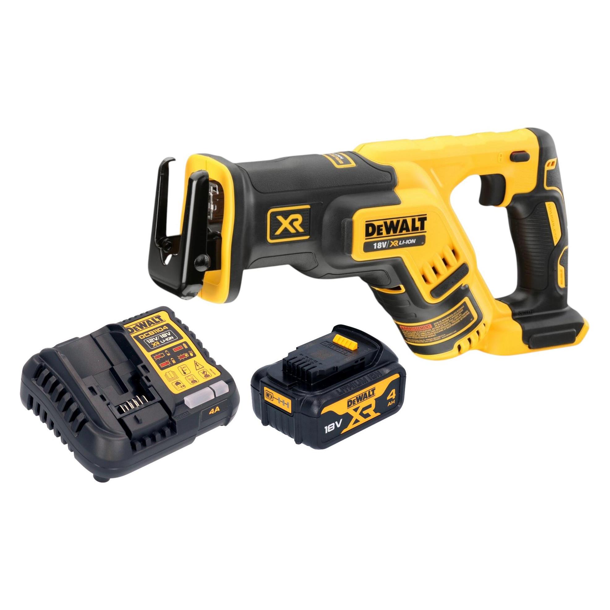 DeWalt DCS 367 M1 Akku Säbelsäge 18 V Brushless + 1x Akku 4,0 Ah + Ladegerät (DCS367N-XJ)