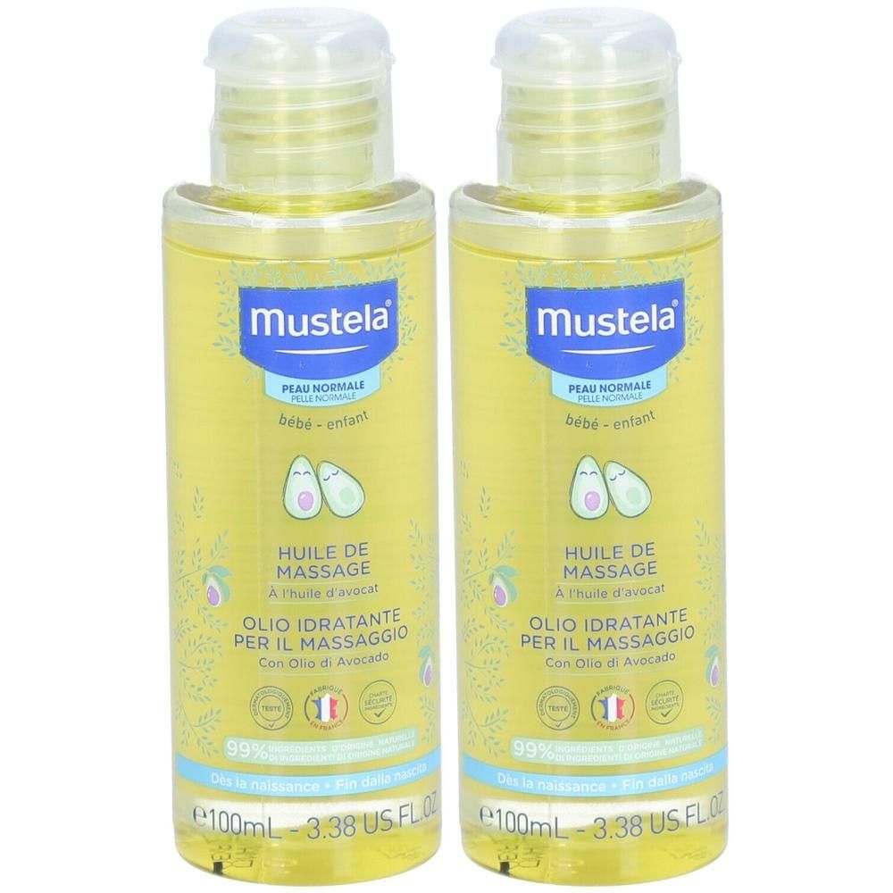 Mustela Baby Massageolie Normale Huid x2 2x100 ml Spray