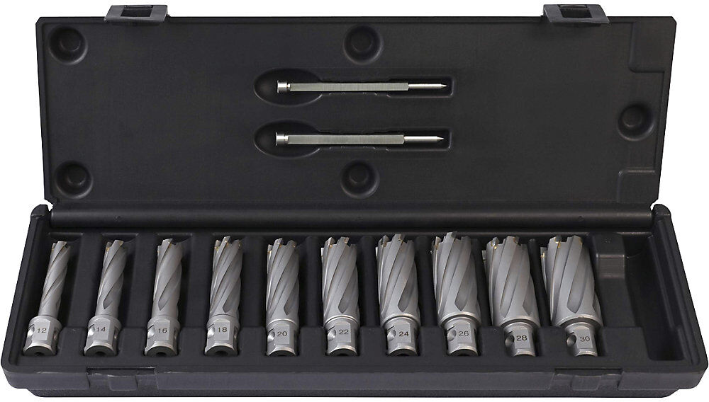 WELDON Kernbohrer-Set TCT, mit Hartmetall-Verzahnung, 12 Teile Projahn