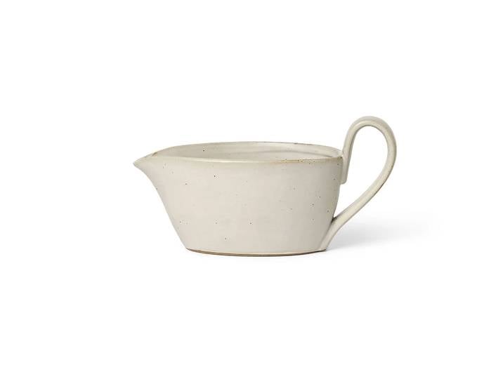 Ferm Living Pichet à sauce Flow 30 cl Off-white speckle