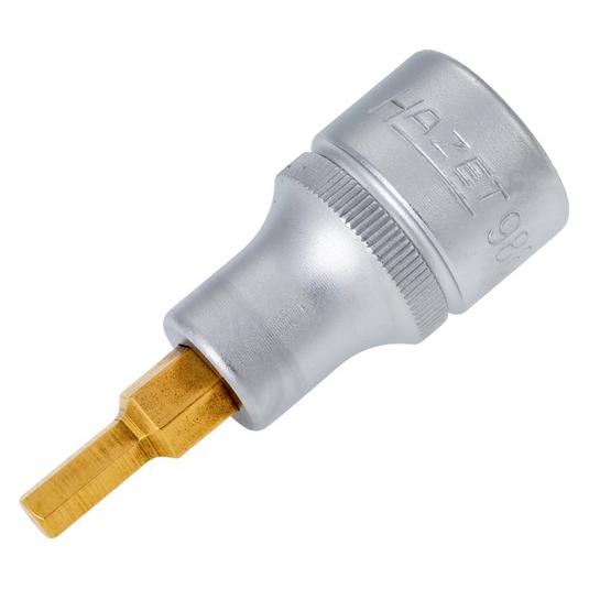 Hazet Schraubendreher-Steckschlüsseleinsatz 986-5 Vierkant12,5 mm (1/2 Zoll) Innen Sechskant Pr... (5 mm) (986-5)