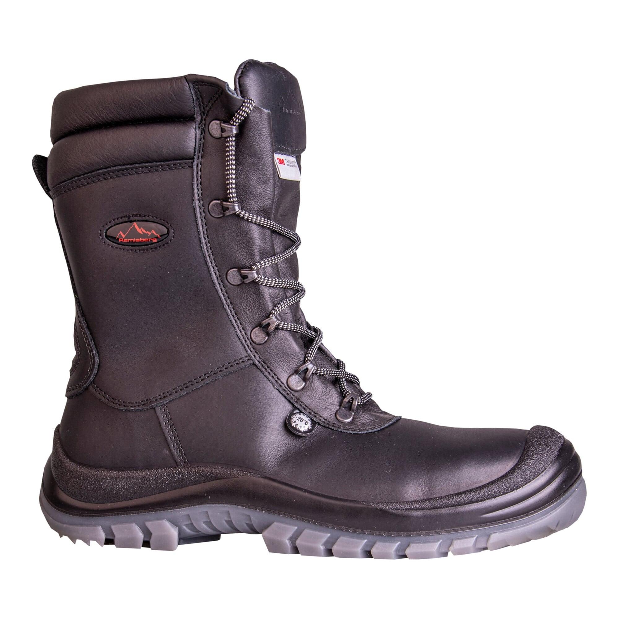Hase Winterthur S3 Winter-Sicherheitsstiefel aus Rindleder | Größe 39 | mit Stahlkappe und Warmfutter, 85128-15-39)
