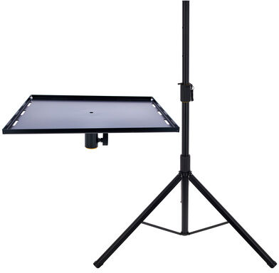 Roadworx Slim Line Beamer Tray Stand Schwarz