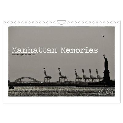 Manhattan Memories - Erinnerungen an New York (Wandkalender 2027 DIN A4 quer), CALVENDO Monatskalender
