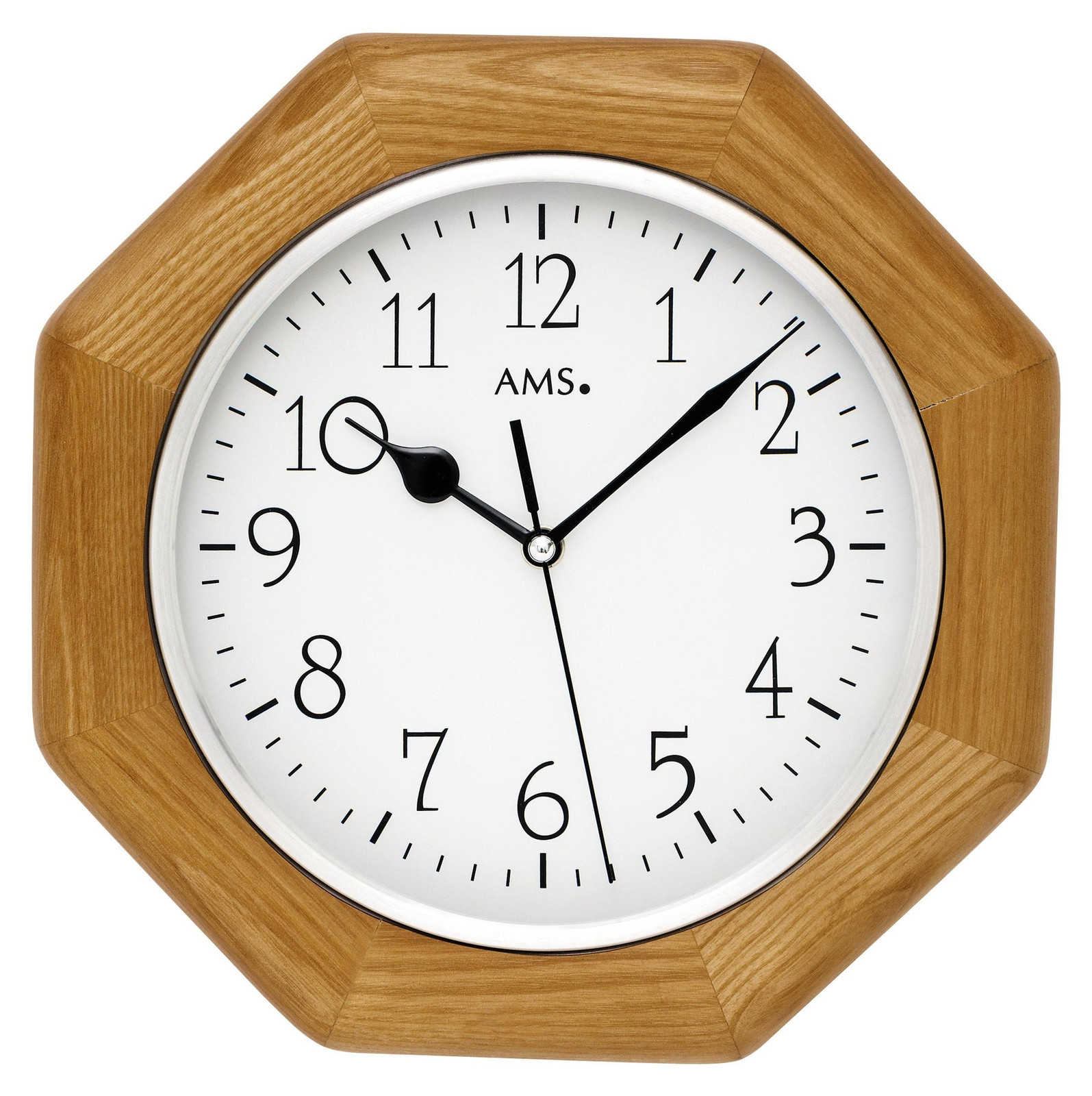 AMS Radiogestuurde Wandklok 5512
