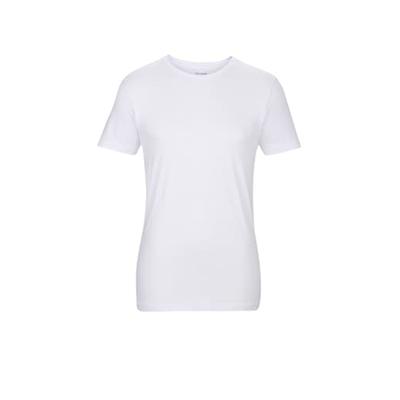 T-Shirt OLYMP "Casual", Herren, Gr. M, weiß, Obermaterial: 94% Baumwolle, 6% Elasthan, Rundhals, Shirts T-Shirt