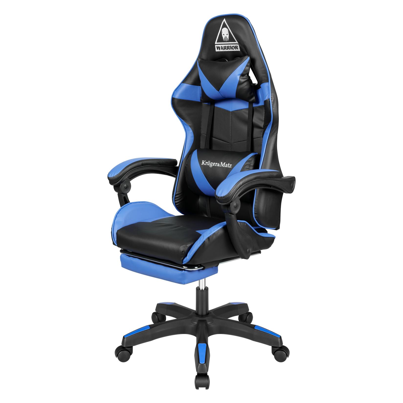 Krüger&Matz Gaming chair Gaming chair Warrior GX-150 Gaming Chair, Black-blue (KM0790-BL)