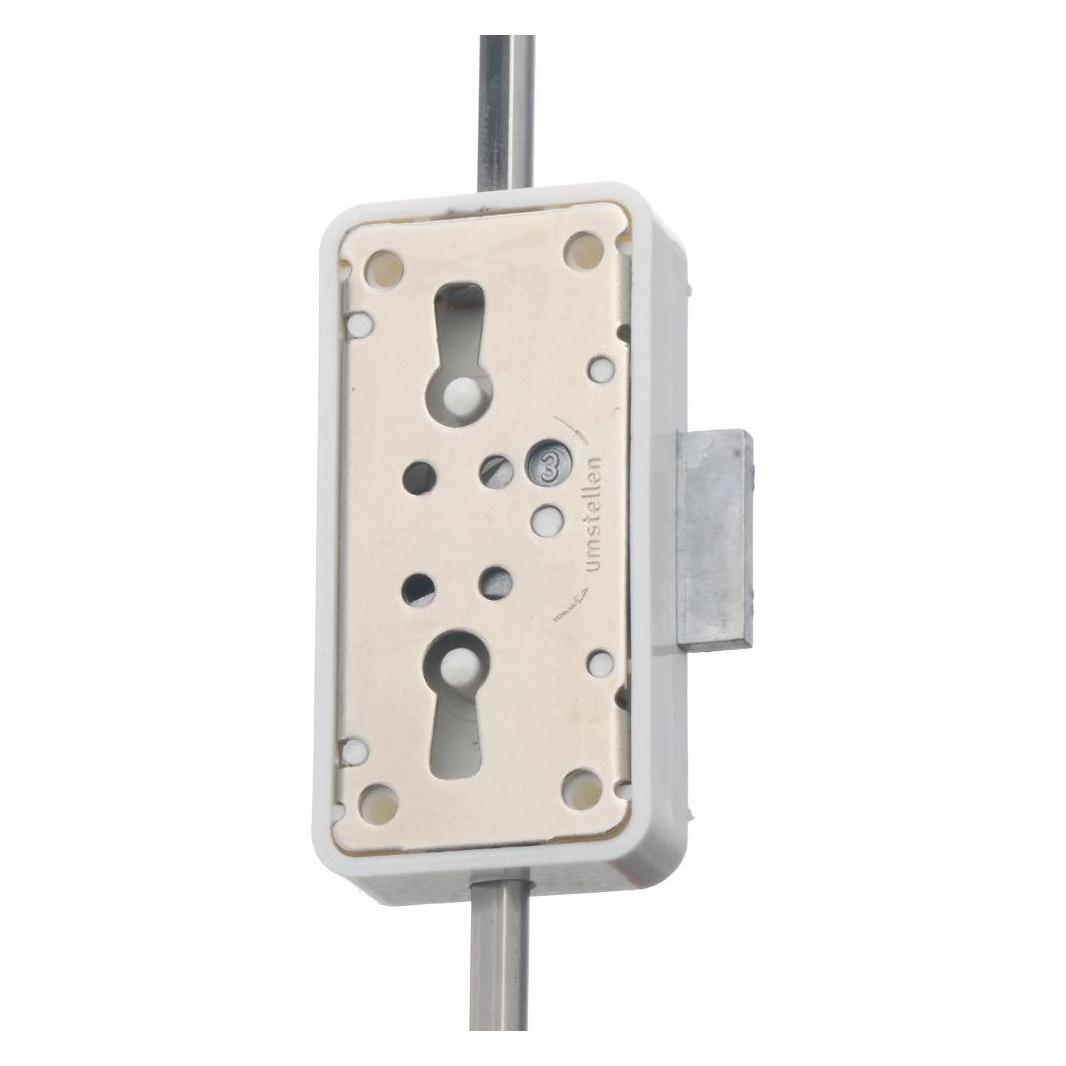 Magni Junie Drehstangenschloss 7051 ohne Zylinder weiss (229401)