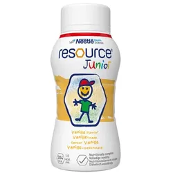 RESOURCE Junior Vanille-Geschmack flüssig 4X200 ml
