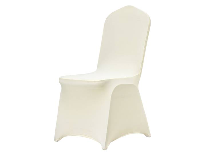 SucceBuy 100 pièces housses de chaise de mariage extensible Polyester Spandex housse pliante plat avant housses de chaise pour hôtel salle à manger fête