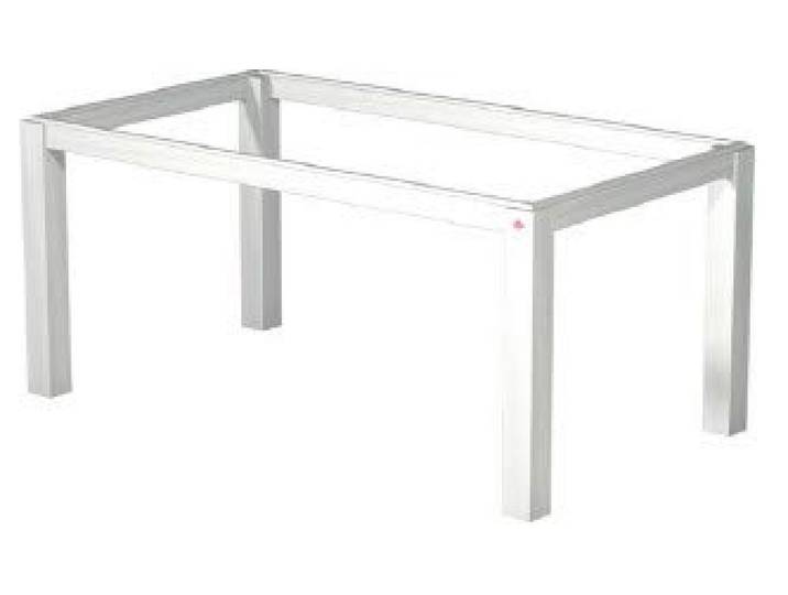 Tischgestell 1/T120, Tisch, Aluminium Buche lackiert